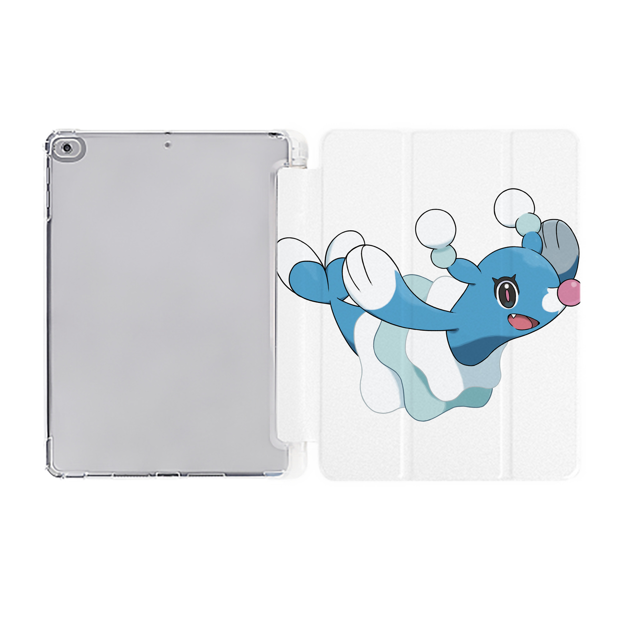 （画像用） ポケットモンスター Pokémon IPad ケース ペン収納付き 三つ折りスタンド PUレザー×シリコン 対応機種9.5/10.5/10.9インチ